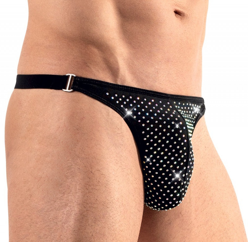Glitter String met Diamantjes voor Mannen