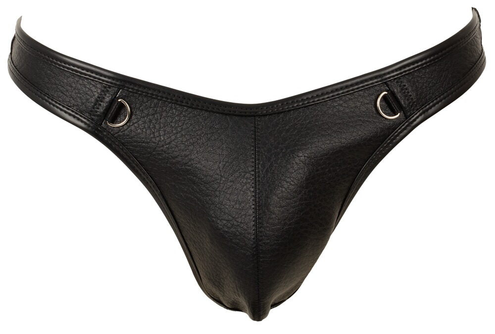 Svenjoyment Heren Thong Zwart Met Ketting