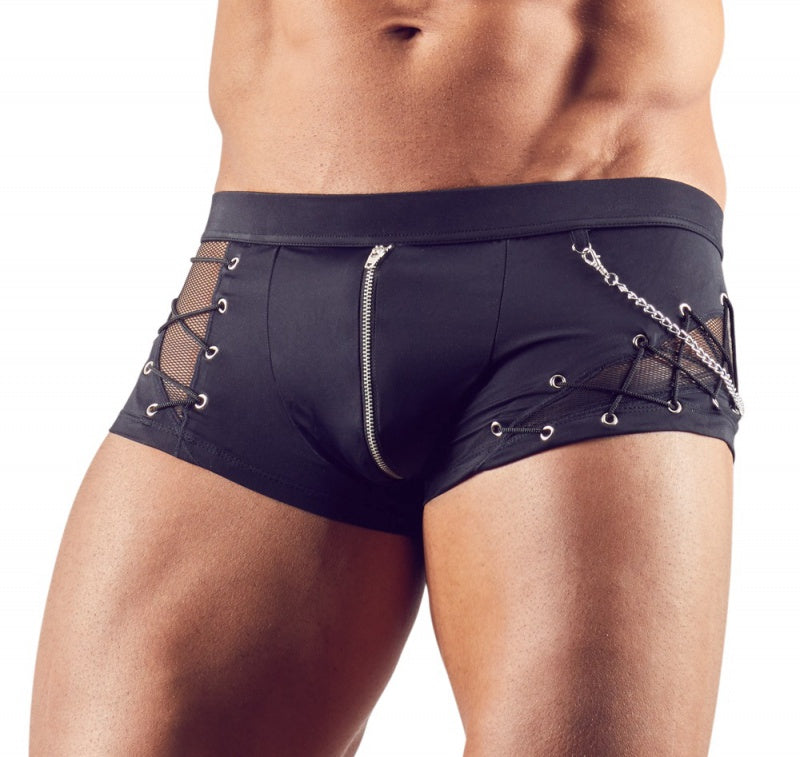Stijlvolle Visnet Shorts met Rits