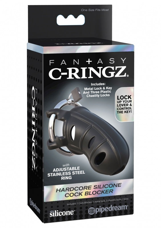 Fantasy C-rings Cock Cage Hardcore Cock Blocker