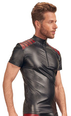 NEK Shirt Heren Rio Zwart/Rood
