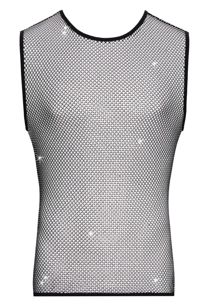 Svenjoyment Heren Sexy Sparkle Mesh Shirt