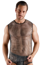 Svenjoyment Heren Sexy Sparkle Mesh Shirt