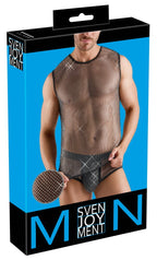 Svenjoyment Heren Sexy Sparkle Mesh Shirt