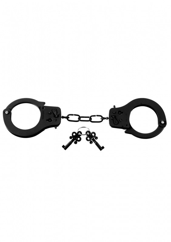 Designer Metal Handcuffs Zwart Fetish