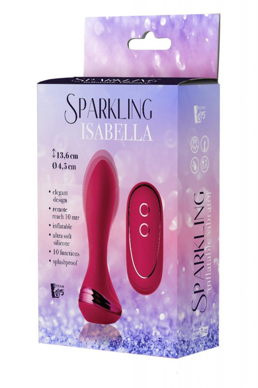 SPRANKELENDE OPBLAASBARE VIBRATOR OP AFSTAND ISABELLA