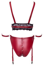 BH set met string Bondage Contelli Rood