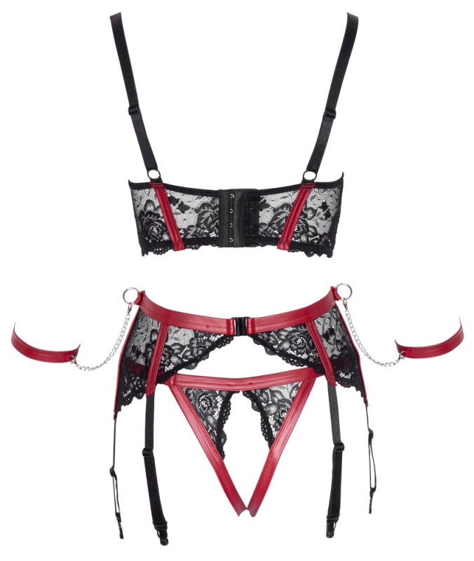 Shelf Bra Set Open Cottelli