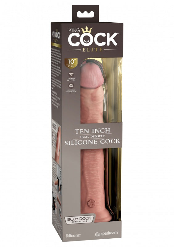 10" 2Density Silicone Cock