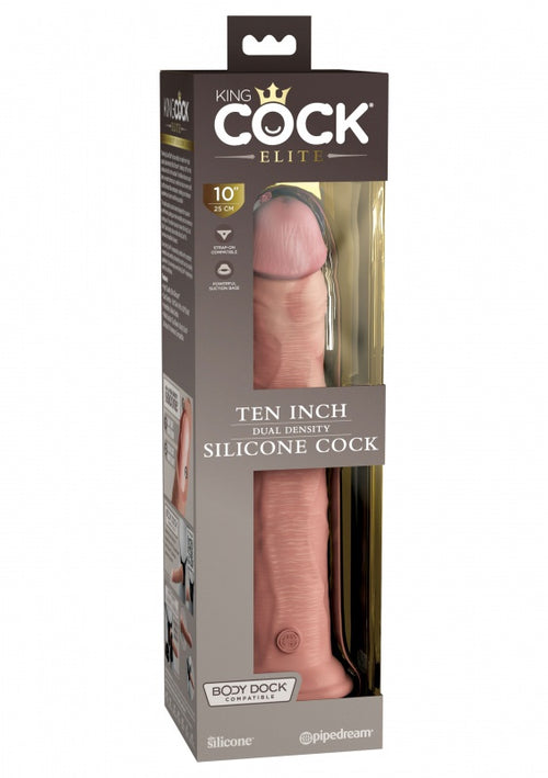 10" 2Density Silicone Cock