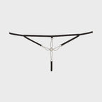 String strass slip pearl
