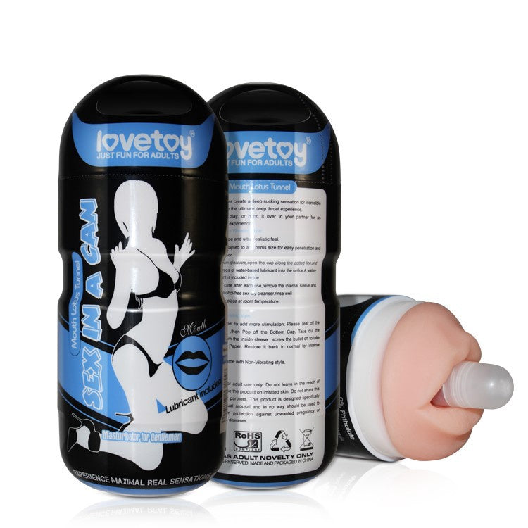 MASTURBATOR SEX IN A CAN Vibratie Blauw