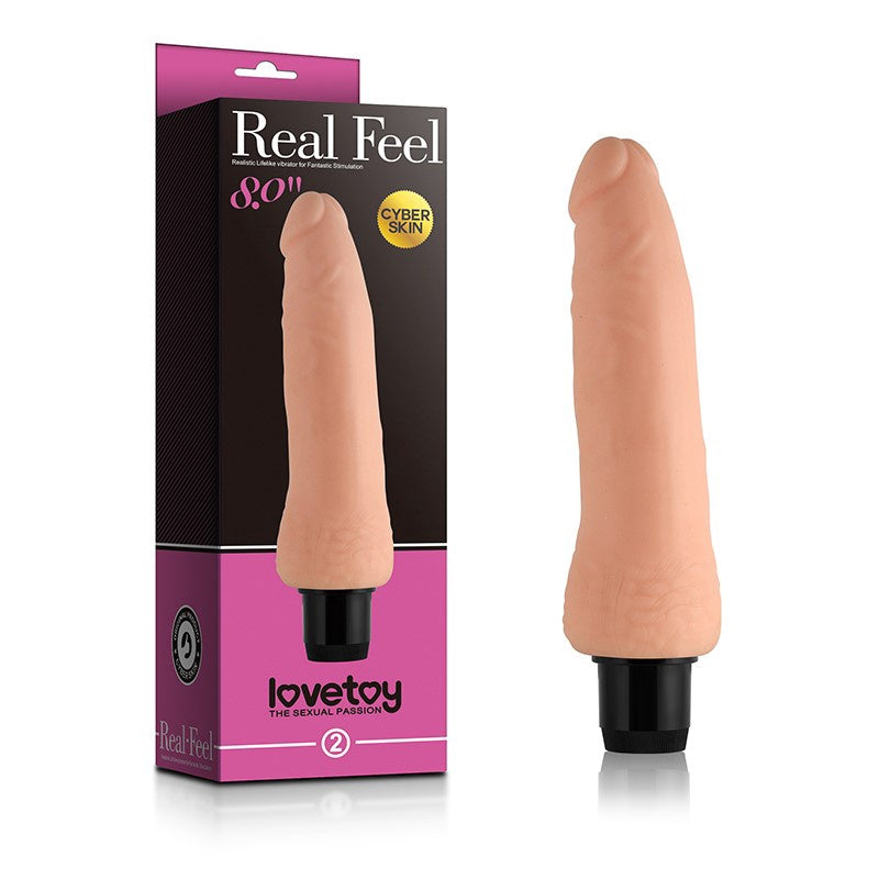 Real Feel Realistische Vibrerende Dildo 4 x 20 cm - beige