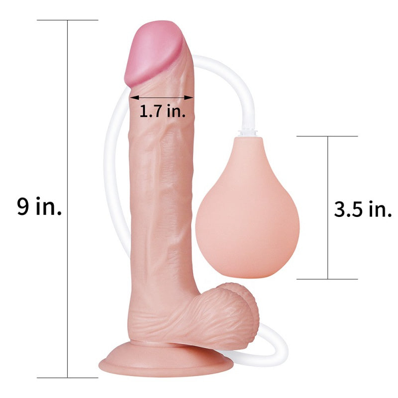 9" SQUIRTING DILDO