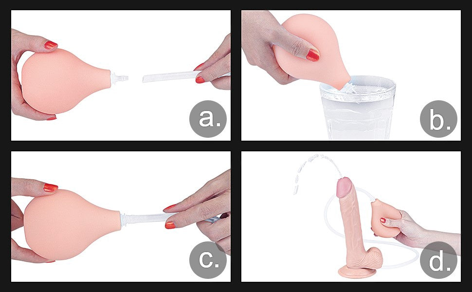 9" SQUIRTING DILDO