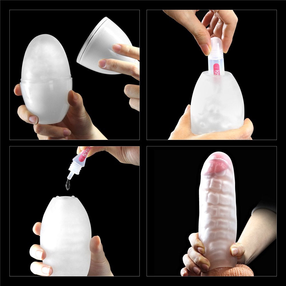LoceToy Giant Egg Masturbator Paars