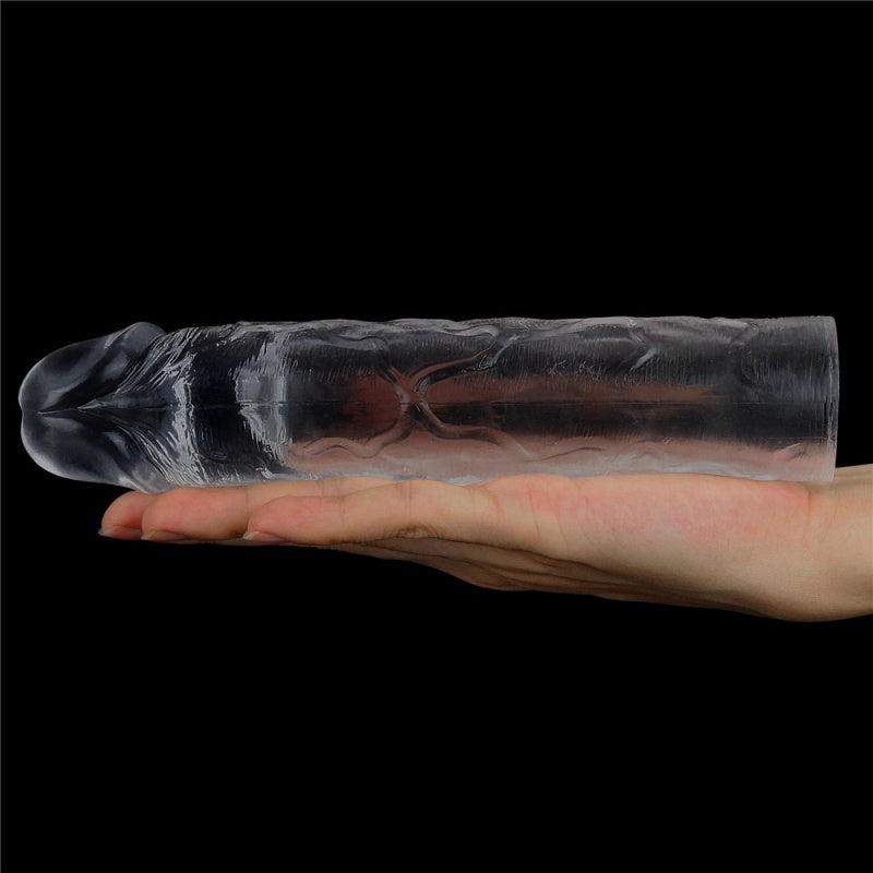 LoveToy - Flawless Clear Penis Sleeve + 5 cm