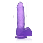 DILDO 7" JELLY NOPPEN