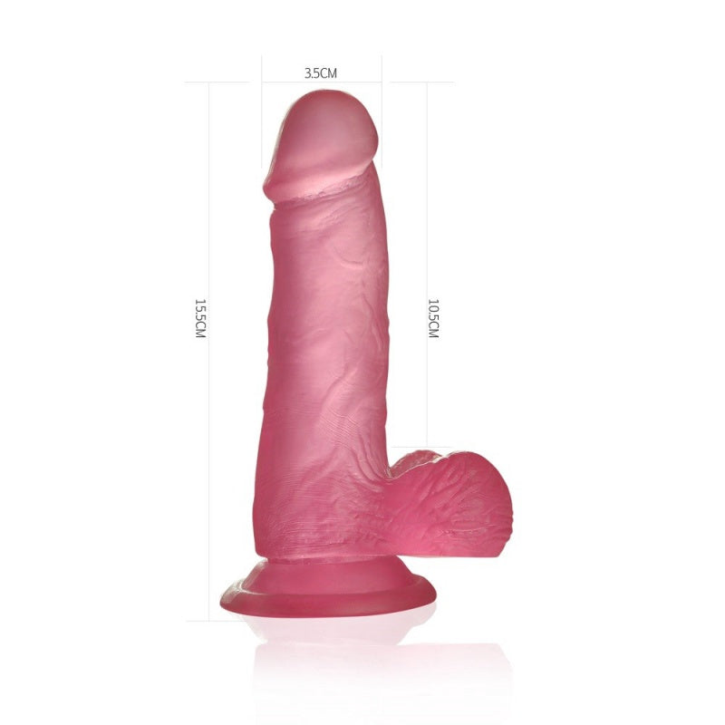 DILDO 6" JELLY NOPPEN