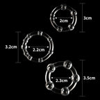POWER PLUS DRIEVOUDIGE KRALEN RING SET