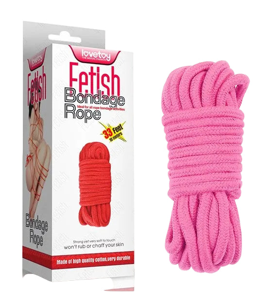 Fetish Bondage Touw 10m Roze