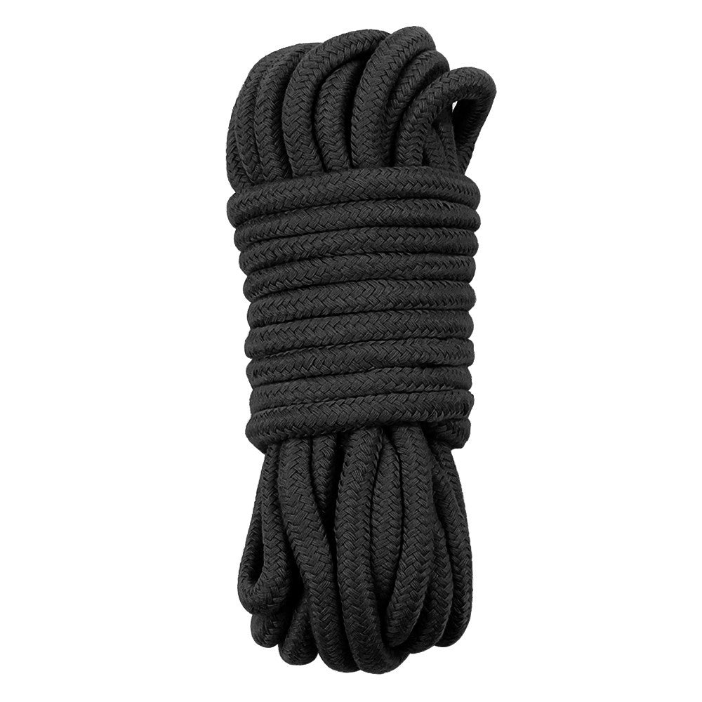 FETISH BONDAGE TOUW 10M ZWART