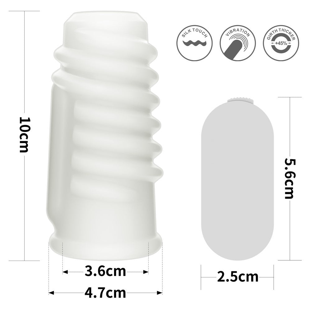 Vibrerende Penis Sleeve Spiral Knights