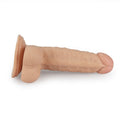 Lovetoy Sliding-Skin - tweelagige dildo - 18cm (natuurlijk)