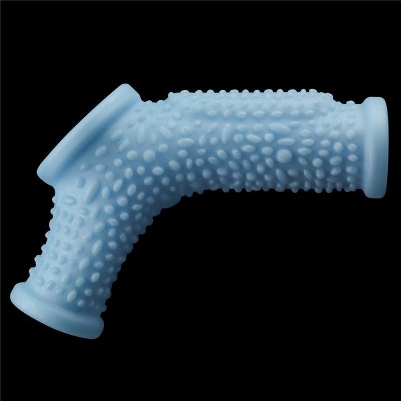 VIBRERENDE DRIP RIDDERSRING MET SCROTUM SLEE