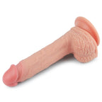 Lovetoy Adult Toy Woman Toy 8.5'' Dual-layered Silicone Dildo (Flesh)