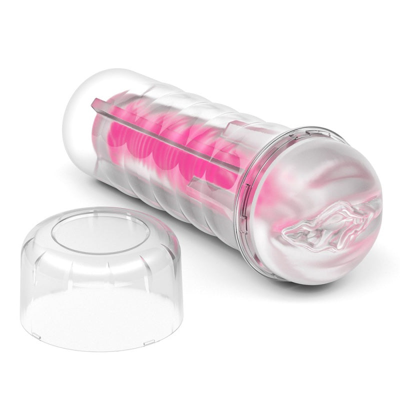 MASTURBATOR 8.5" LUMINO MASTURBATOR PINK GLOW
