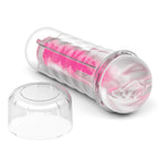 MASTURBATOR 8.5" LUMINO MASTURBATOR PINK GLOW
