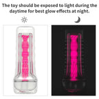 MASTURBATOR 8.5" LUMINO MASTURBATOR PINK GLOW