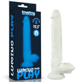 10.5'' LUMINO PLAY SILICONE DILDO GLOW DARK