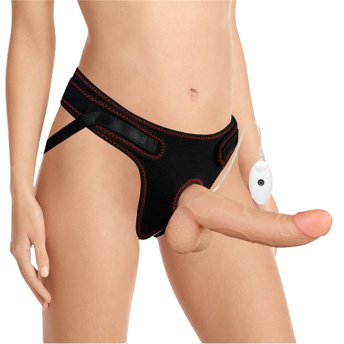 Lovetoy Vibrerende Strapon Set 8,5"