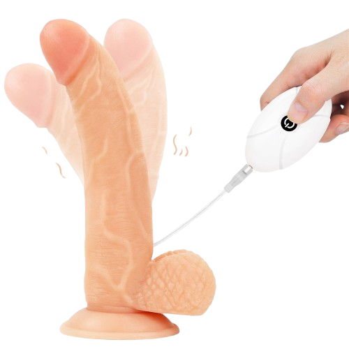 Lovetoy Vibrerende Strapon Set 8,5"