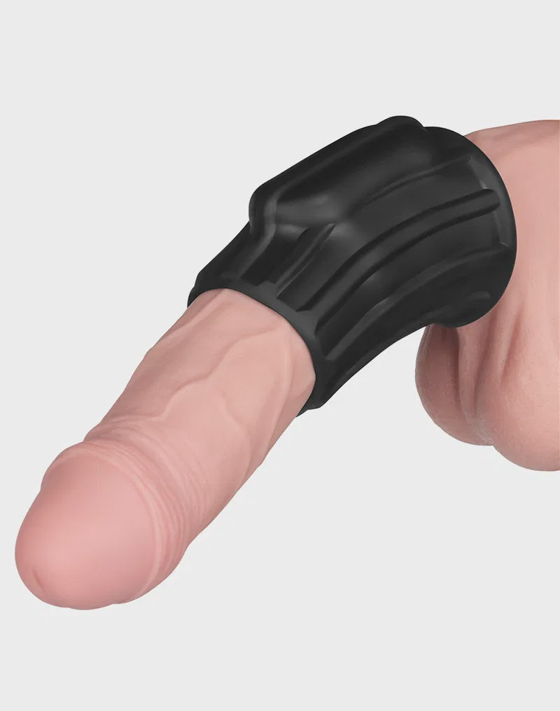 LoveToy  Ridge Knights Ring  Vibrerende Penis Sleeve (Ø 3,7 cm)