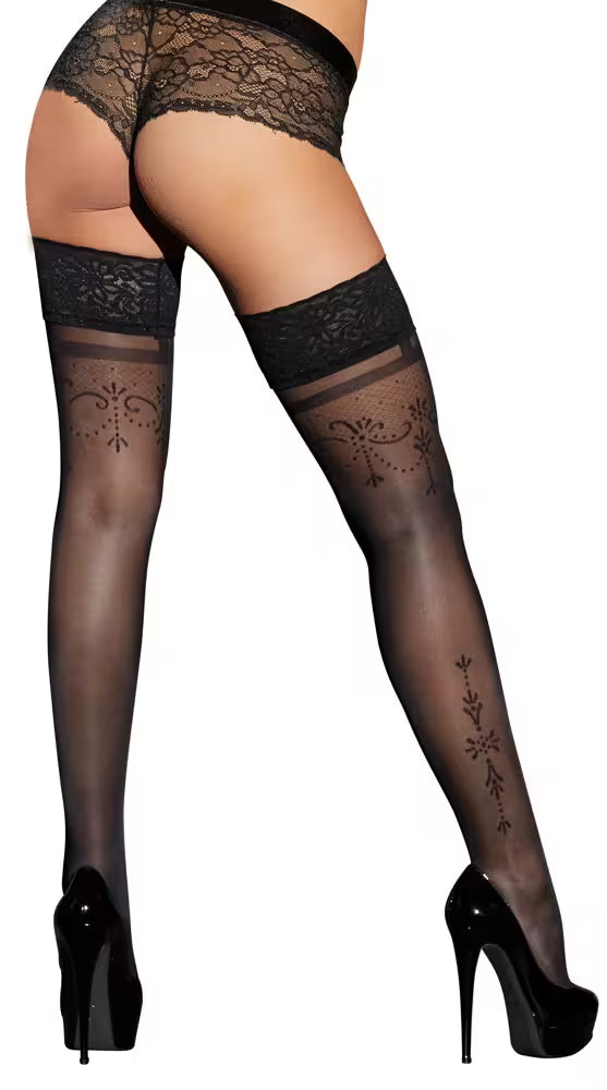 Cottelli Hold-ups Fijn Gebloemd