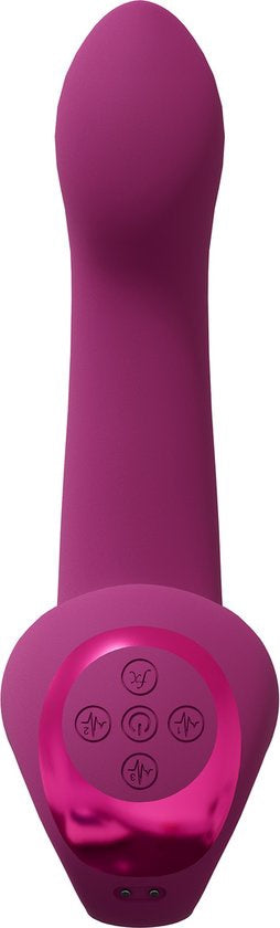 Riko - Drievoudige Motor Thumper met Geavanceerde Vingerbeweging & Pulsgolf Stimulator  Roze
