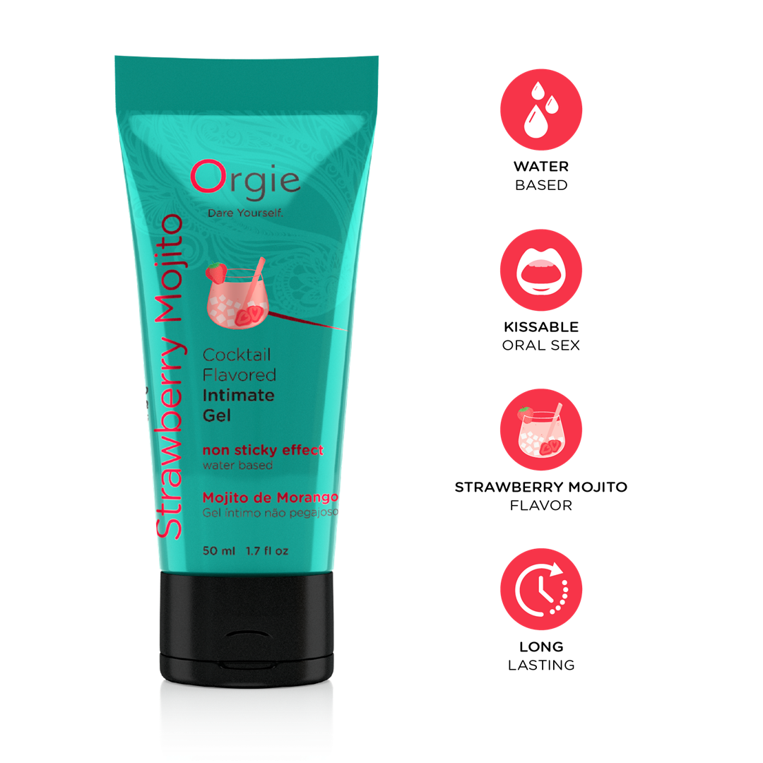 GLIJMIDDEL TUBE COCKTAIL AARDBEI MOJITO 50 ML