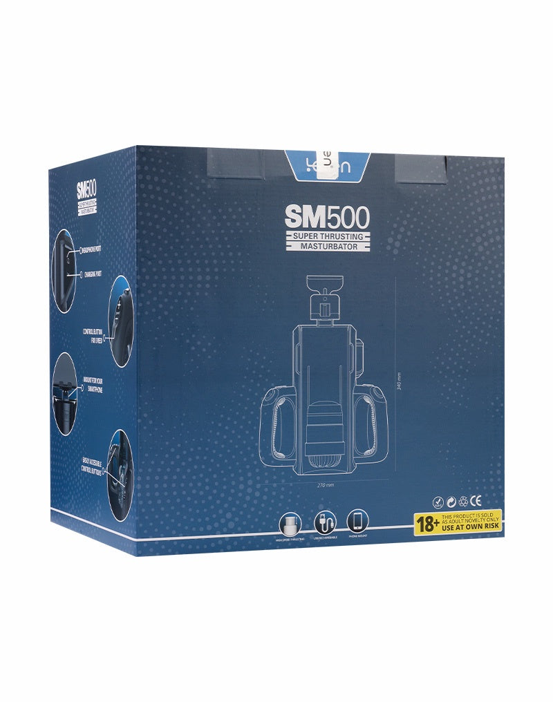 Leten SM 500 Super Thrusting Masturbator met telefoonhouder