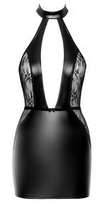Noir Handmade Korte Mini Jurk Zwart