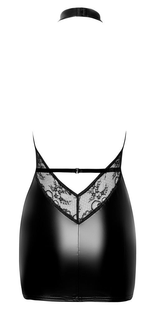 Noir Handmade Korte Mini Jurk Zwart