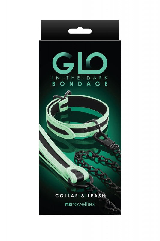 GLO BONDAGE KRAAG EN RIEM GLOW