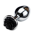 ROSE PLEASURE PLUG KLEIN ZILVERZWART