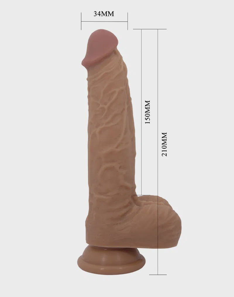 Jonathan Lifelike Skin Vibrator Lichtbruin