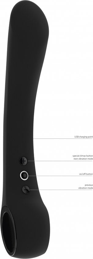 Ombra Buigbare Vibrator Zwart
