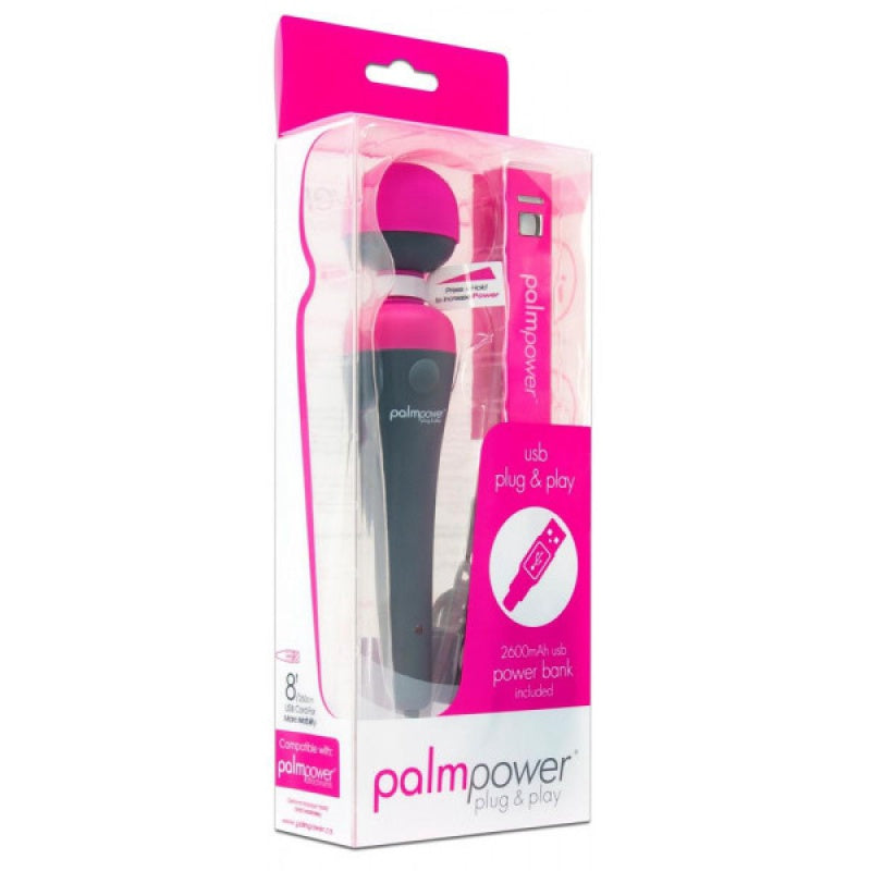 Palm Power - Plug  en amp Play Wand Vibrator