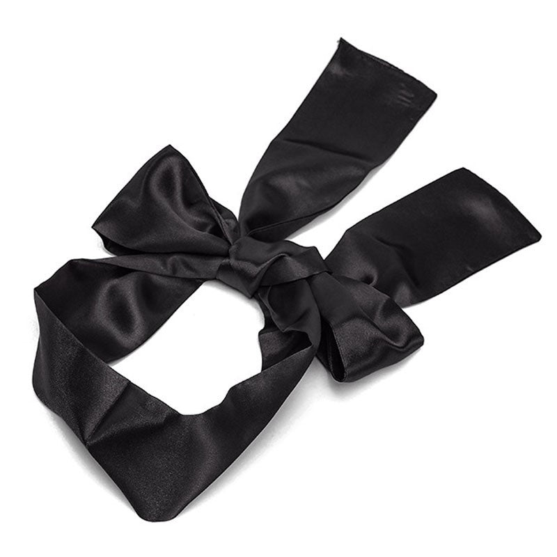 Multifunctional Satin Tape Black 150 cm