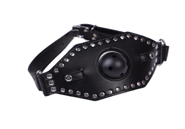 Ballgag met mondmasker Black Passion Labs